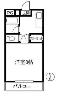 長和島サンロイヤル【2階】の間取り