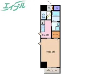 ヴィラナイン【2階】の間取り