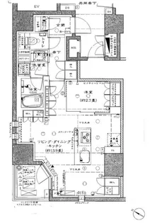 リビオ人形町日本橋浜町グリーンテラス【5階】の間取り