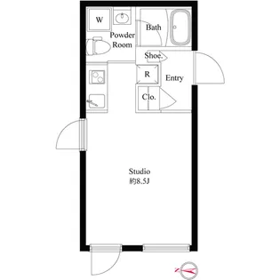 アルグレード中野新橋【2階】の間取り