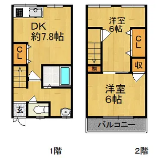 大阪府東大阪市稲葉1【一戸建】の間取り