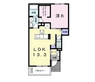 チェリーガーデンIII【1階】の間取り