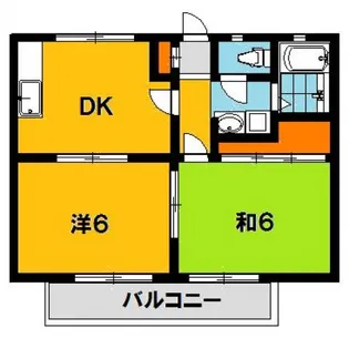 サンタハイツ【2階】の間取り