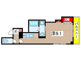 セントラルレジデンス【8階】の間取り