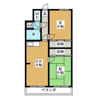 エスポワール篠崎1【4階】の間取り