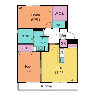 ラ・ルーチェ岩津C【3階】の間取り