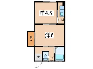 大藤屋アパート【1階】の間取り