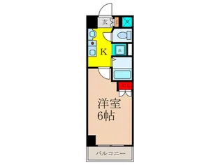 悠友館1番館【6階】の間取り