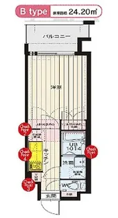 No.87 MARIAGE STATION【8階】の間取り