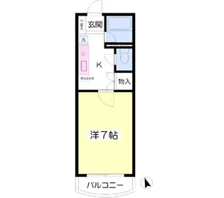 ピオーネ東光寺 A【2階】の間取り