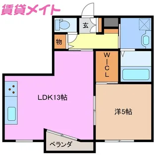 サンフェリーチェ【1階】の間取り