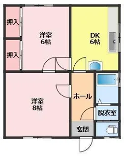 伊藤荘【2階】の間取り