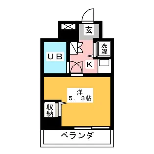 朝日板橋駅前マンション【2階】の間取り