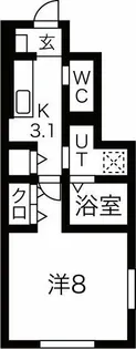 ブランシュノワール藤沢 B棟【1階】の間取り