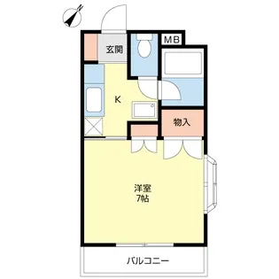 シャンテ・ルノアール【2階】の間取り