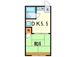 ハイツプチ【2階】の間取り