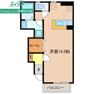 プラム・グローヴ【1階】の間取り