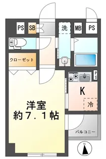 カミナールB・B【1階】の間取り