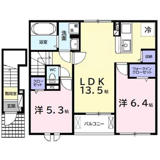 アルタハイムB【2階】の間取り