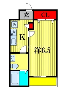 オーガスタABIKO【1階】の間取り