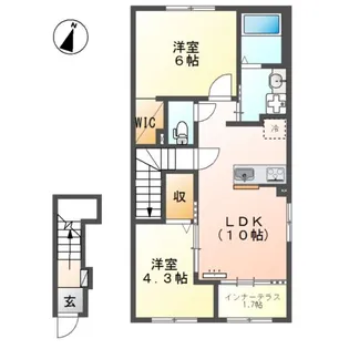 みのり【2階】の間取り