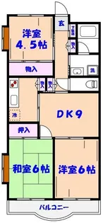 グランシェール市川【1階】の間取り