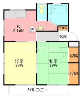 ドエルフェニックス【1階】の間取り