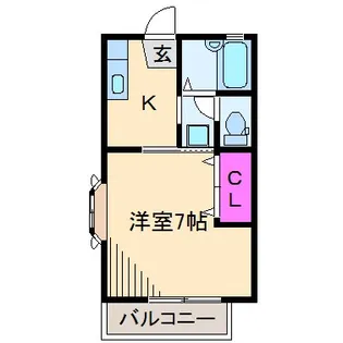 秀光ハイツ【1階】の間取り
