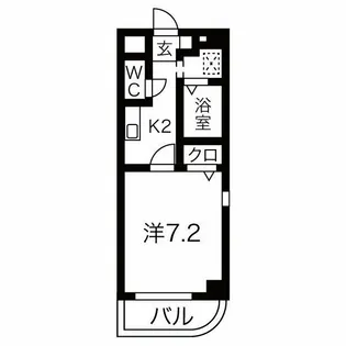 H.B SHIMIZU【3階】の間取り