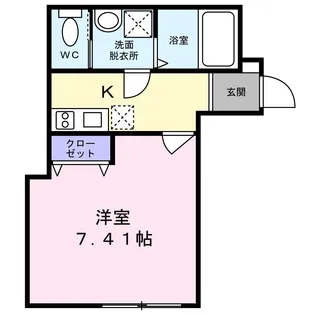 メゾン・ド・アミティ【2階】の間取り