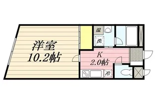 ルミエール美原【2階】の間取り