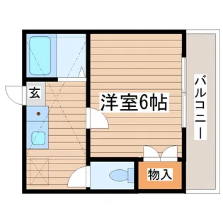 サニーヒル桜ヶ丘【1階】の間取り