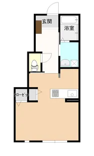 サンシャルム日の出D【1階】の間取り