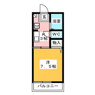 ソレイユ東刈谷 A【2階】の間取り