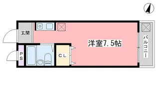 グレース山科【3階】の間取り