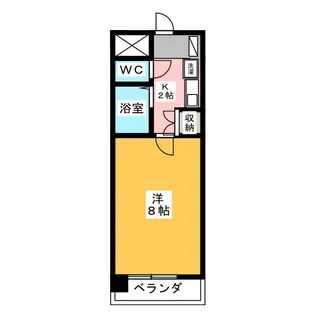 ディアローグ枇杷島【2階】の間取り