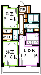 イストワール【13階】の間取り