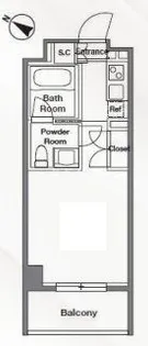 アジリア南麻布J s【2階】の間取り