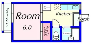 ヴィラK&K【2階】の間取り