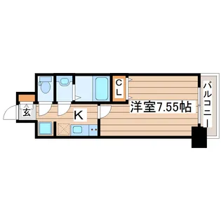 Nasic仙台東口【10階】の間取り