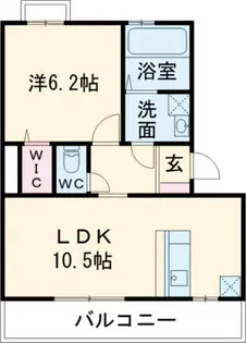コンフォールY棟【2階】の間取り