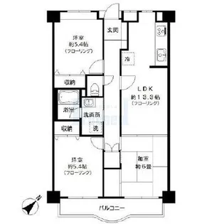 一の蔵レジデンス【5階】の間取り