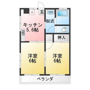 丸野興産ビル【2階】の間取り