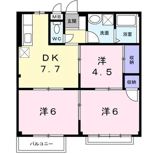 エルデム城南パートI【2階】の間取り