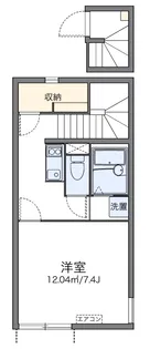 ソレビータN【2階】の間取り