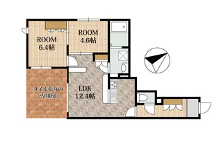 Garden OHANA(ガーデンオハナ)【1階】の間取り