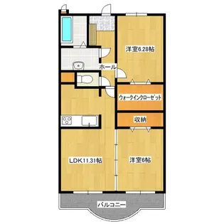 エテルノ・ティエラI【3階】の間取り