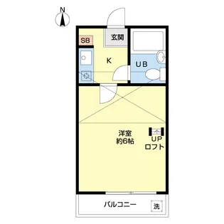 ジュネパレス八千代第08【2階】の間取り