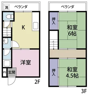ビル槙山【2階】の間取り