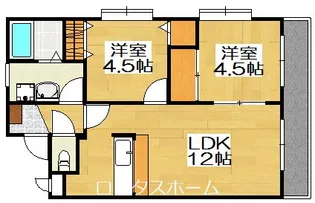クレインズマンション【1階】の間取り